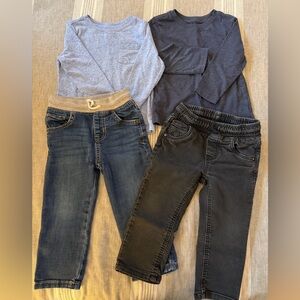 Cat & Jack 2T shirts and pants